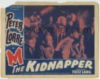 8z561 M LC R1940 close up of shocked crowd, directed by Fritz Lang, The Kidnapper!