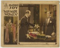 8z578 MAN-MADE WOMEN LC 1928 Leatrice Joy, H.B. Warner wants to have a talk with rival John Boles!
