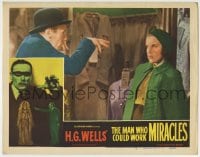 8z575 MAN WHO COULD WORK MIRACLES LC #4 R1947 Joan Gardner doesn't get what Roland Young is doing!