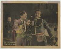 8z583 MARK OF ZORRO LC 1920 great image of Douglas Fairbanks getting drunk with military officer!