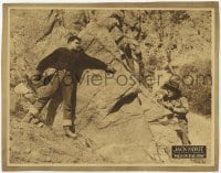 8z020 MEN IN THE RAW LC 1923 Jack Hoxie tries to rescue Marguerite Clayton held by Sid Jordan!