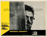 8z600 MIDNIGHT COWBOY int'l LC #8 1969 best c/u of Dustin Hoffman as Ratso Rizzo with cigarette!