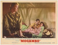 8z612 MOGAMBO LC #8 1953 Grace Kelly is driven to violence after finding Gardner in Gable's tent!