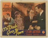 8z621 MR. DEEDS GOES TO TOWN LC 1936 Walter Catlett between Gary Cooper & Jean Arthur, Frank Capra