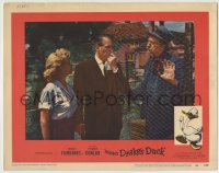 8z617 MR DRAKE'S DUCK LC 1951 old man talks to Douglas Fairbanks & Yolande Donlan through fence!