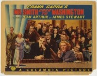 8z623 MR. SMITH GOES TO WASHINGTON LC 1939 Jean Arthur & Mitchell on Senate balcony, Frank Capra!