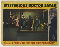 8z635 MYSTERIOUS DOCTOR SATAN chapter 1 LC 1940 masked hero in full-color, Return of the Copperhead!