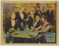 8z649 NIGHT WORK LC 1930 Eddie Quillan in tuxedo with Sally Starr at fancy party!
