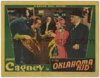 8z663 OKLAHOMA KID LC 1939 Rosemary Lane & Donald Crisp by James Cagney carrying bad guy!