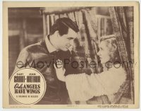 8z673 ONLY ANGELS HAVE WINGS LC R1948 Jean Arthur stops Cary Grant from entering her room!
