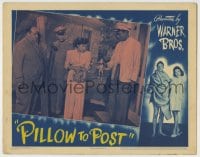 8z699 PILLOW TO POST LC 1945 Sidney Greenstreet & Ida Lupino stare at Willie Best's frog!