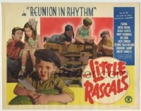 8z735 REUNION IN RHYTHM LC R1950s Hal Roach's Little Rascals, Our Gang, great montage!