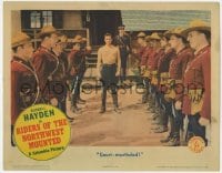 8z737 RIDERS OF THE NORTHWEST MOUNTED LC 1943 barechested Russell Hayden is court-martialed!