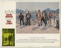 8z742 RIO LOBO LC #3 1971 big John Wayne & cowboys with guns in the desert, Howard Hawks!