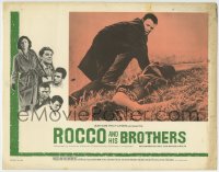 8z753 ROCCO & HIS BROTHERS LC 1961 Luchino Visconti's Rocco e I Suoi Fratelli!