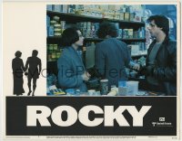 8z755 ROCKY LC #7 1976 Sylvester Stallone tries to talk to Talia Shire at the grocery store!