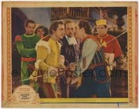 8z758 ROMEO & JULIET LC 1936 Leslie Howard tries to stop Barrymore & Basil Rathbone from fighting!