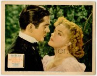 8z760 ROSE OF WASHINGTON SQUARE LC 1939 best romantic close up of pretty Alice Faye & Tyrone Power!
