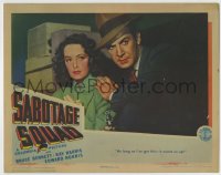 8z764 SABOTAGE SQUAD LC 1942 best close up of Edward Norris holding gun by Kay Harris!
