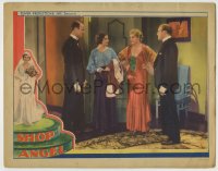 8z816 SHOP ANGEL LC 1932 Dorothy Christy & Walter Byron look upset with sad Marion Schilling!