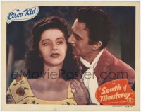 8z846 SOUTH OF MONTEREY LC #6 1946 Gilbert Roland as The Cisco Kid romancing Marjorie Riordan!