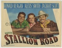 8z860 STALLION ROAD LC #4 1947 pretty Alexis Smith between Ronald Reagan & Zachary Scott!