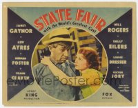 8z864 STATE FAIR LC 1933 close up of pretty Janet Gaynor hugging sad Will Rogers!