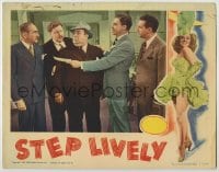 8z865 STEP LIVELY LC 1944 George Murphy, Adolphe Menjou, Eugene Pallette, Walter Slezak, Broadway!