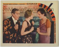 8z870 SUCCESSFUL CALAMITY LC 1932 George Arliss watches pretty Mary Astor & Evalyn Knapp!