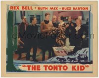 8z913 TONTO KID LC 1934 Buzz Barton watches cowboy hero Rex Bell get the girl in the end!