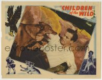 8z915 TOPA TOPA LC 1939 Silver Wolf is framed for murder by evil trapper, Children of the Wild!