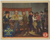 8z924 TWO GUN JUSTICE LC 1938 cowboy Tim McCoy saves pretty Joan Barclay from gang of bad guys!