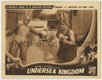 8z933 UNDERSEA KINGDOM chapter 9 LC 1936 image of Ray Corrigan & Lon Chaney Jr., Death in the Air!