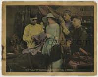 8z936 UNKNOWN LOBBY CARD LC 1920s white woman about to be kidnapped by Asians, help identify!