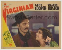 8z944 VIRGINIAN LC R1935 great close up of pretty Mary Brian smiling up at Walter Huston!