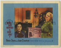 8z959 WHAT EVER HAPPENED TO BABY JANE? LC #1 1962 Robert Aldrich, c/u Bette Davis & Joan Crawford!