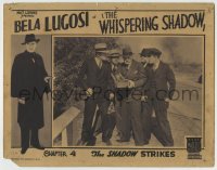 8z967 WHISPERING SHADOW chapter 4 LC 1933 Bela Lugosi full-length in border, The Shadow Strikes!