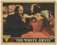 8z970 WHITE DEVIL LC 1930 Der Weisse Teufel, beautiful German Lil Dagover seducing man!