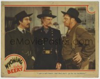 8z987 WYOMING LC 1940 Wallace Beery tells Calleia & Kelly his backbone isn't soft like his heart!