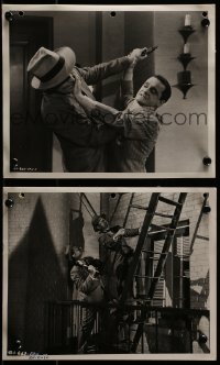 9a908 CHICK CARTER DETECTIVE 2 8x10 stills 1946 Lyle Talbor, serial, a death-dealing double-cross!