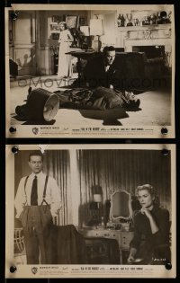 9a911 DIAL M FOR MURDER 2 8x10 stills 1954 Hitchcock, Grace Kelly, Ray Milland, Anthony Dawson!