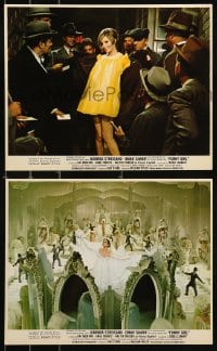 9a153 FUNNY GIRL 2 color 8x10 stills 1969 Barbra Streisand, William Wyler musical!