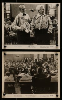9a929 INHERIT THE WIND 2 8x10 stills 1960 Spencer Tracy, Fredric March, Harry Morgan, Scopes trial!