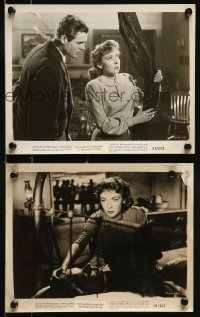 9a955 ON DANGEROUS GROUND 2 8x10 stills 1951 Nicholas Ray, Robert Ryan, gorgeous Ida Lupino!