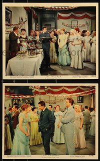 9a161 SHEEPMAN 2 color 8x10 stills 1958 cowboy Glenn Ford, Shirley MacLaine, Leslie Nielsen!