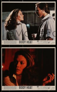 9a049 BODY HEAT 8 8x10 mini LCs 1981 cool images of William Hurt & sexy Kathleen Turner!