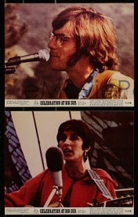 9a054 CELEBRATION AT BIG SUR 8 color 8x10 stills 1971 great images from the folk rock concert!
