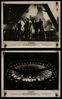 9a830 DR. STRANGELOVE 3 8x10 stills 1964 George C. Scott, Peter Sellers, Sterling Hayden, Kubrick