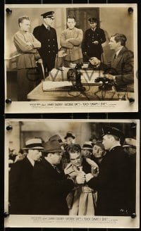 9a831 EACH DAWN I DIE 3 8x10 stills R1947 great images of prisoners James Cagney & George Raft!