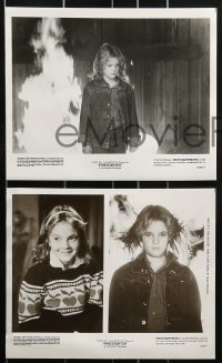 9a243 FIRESTARTER 12 8x10 stills 1984 creepy 8 year-old Drew Barrymore, David Keith, George C Scott